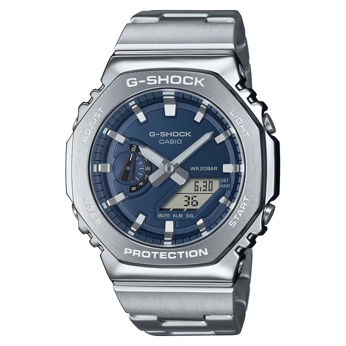 Herrenuhr Casio G-Shock OAK G-STEEL PETROL BLUE - AWK Flagship