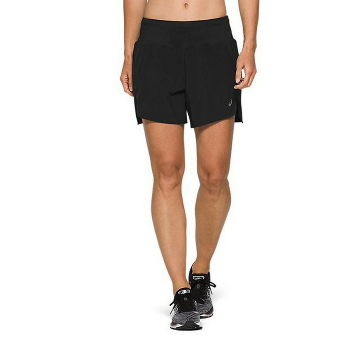 Damen-Sportshorts Asics Road 5.5In Schwarz - AWK Flagship