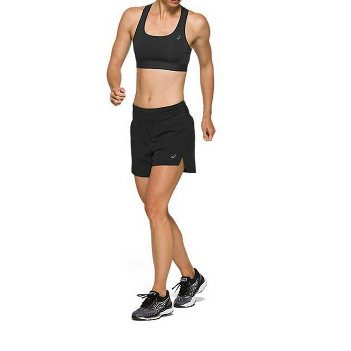 Damen-Sportshorts Asics Road 5.5In Schwarz - AWK Flagship