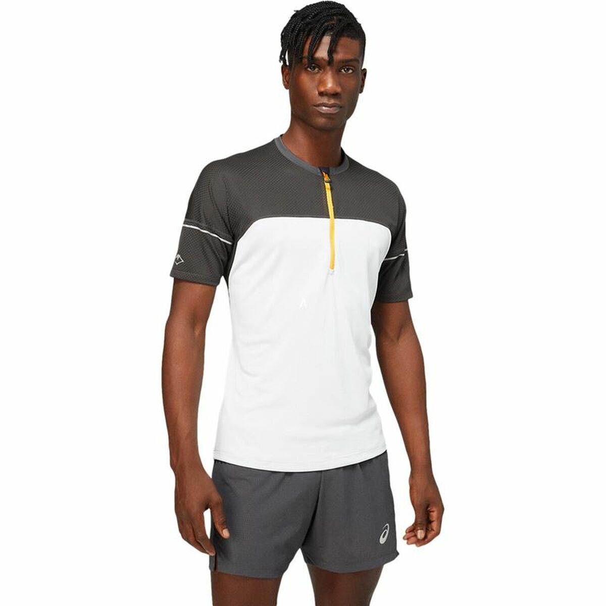 Herren Kurzarm-T-Shirt Asics Fujitrail Top Weiß - AWK Flagship