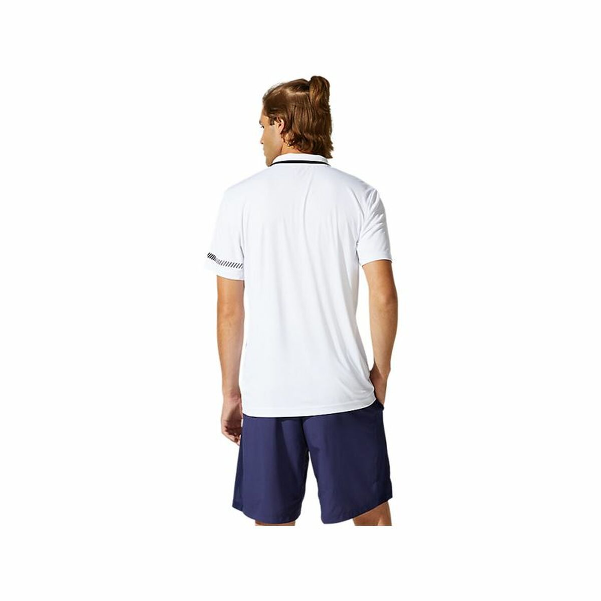 Herren Kurzarm-Poloshirt Asics Court Weiß - AWK Flagship