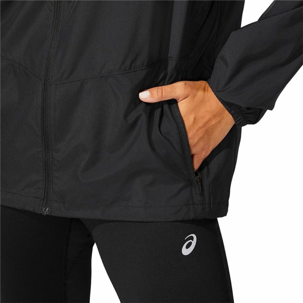 Sportjacke für Frauen Asics Core Schwarz - AWK Flagship