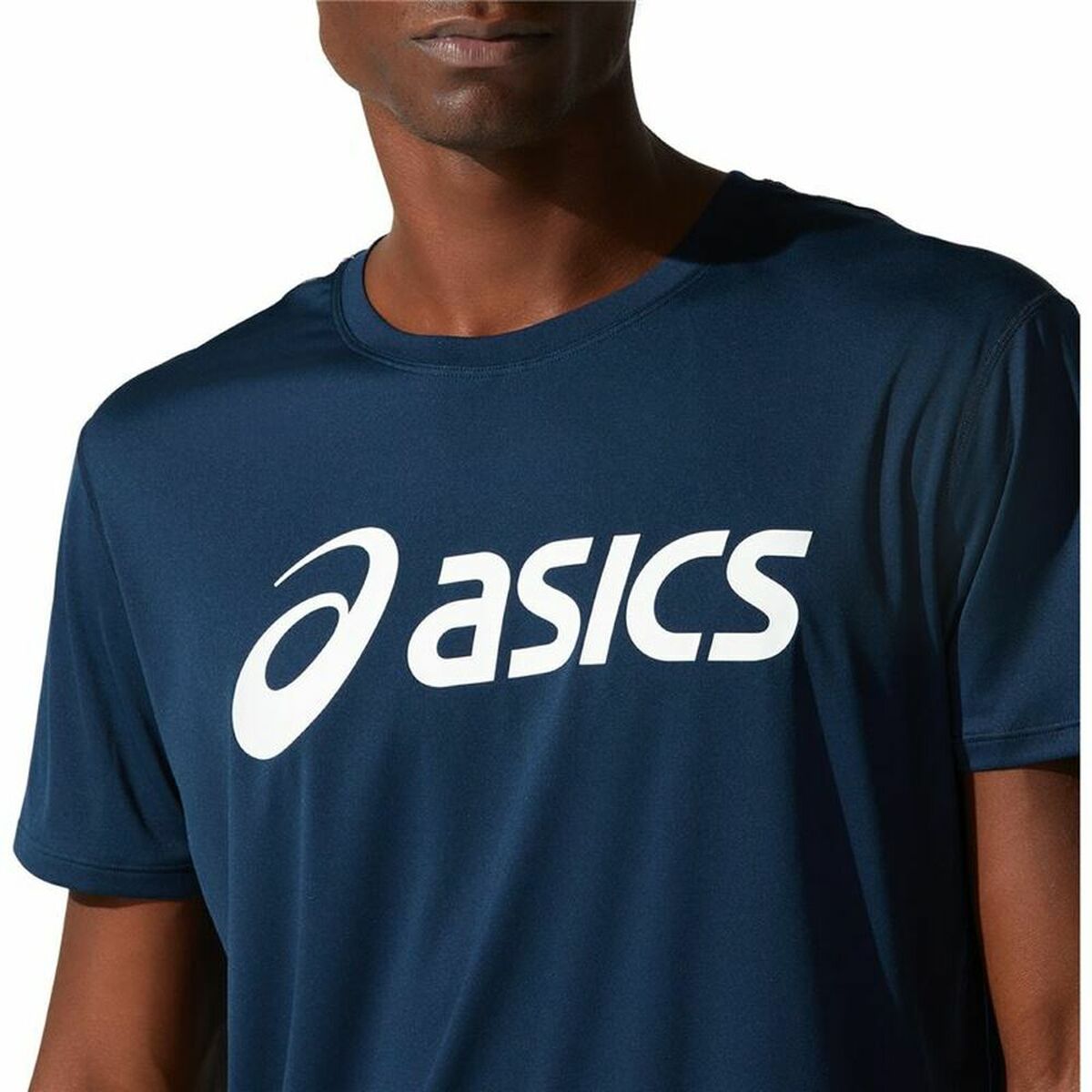 Herren Kurzarm-T-Shirt Asics Core Marineblau - AWK Flagship