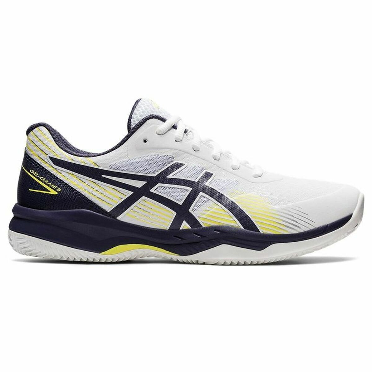 Herren-Sportschuhe Asics Gel-Game 8 CLAY/OC Weiß - AWK Flagship