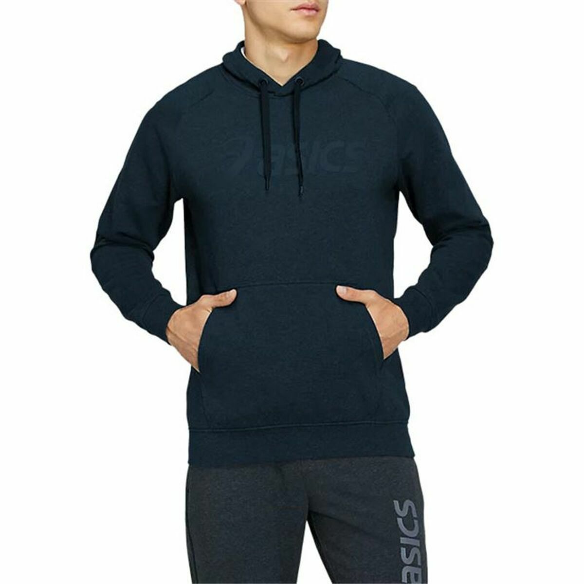 Herren Sweater mit Kapuze Asics Big Oth Dunkelblau - AWK Flagship