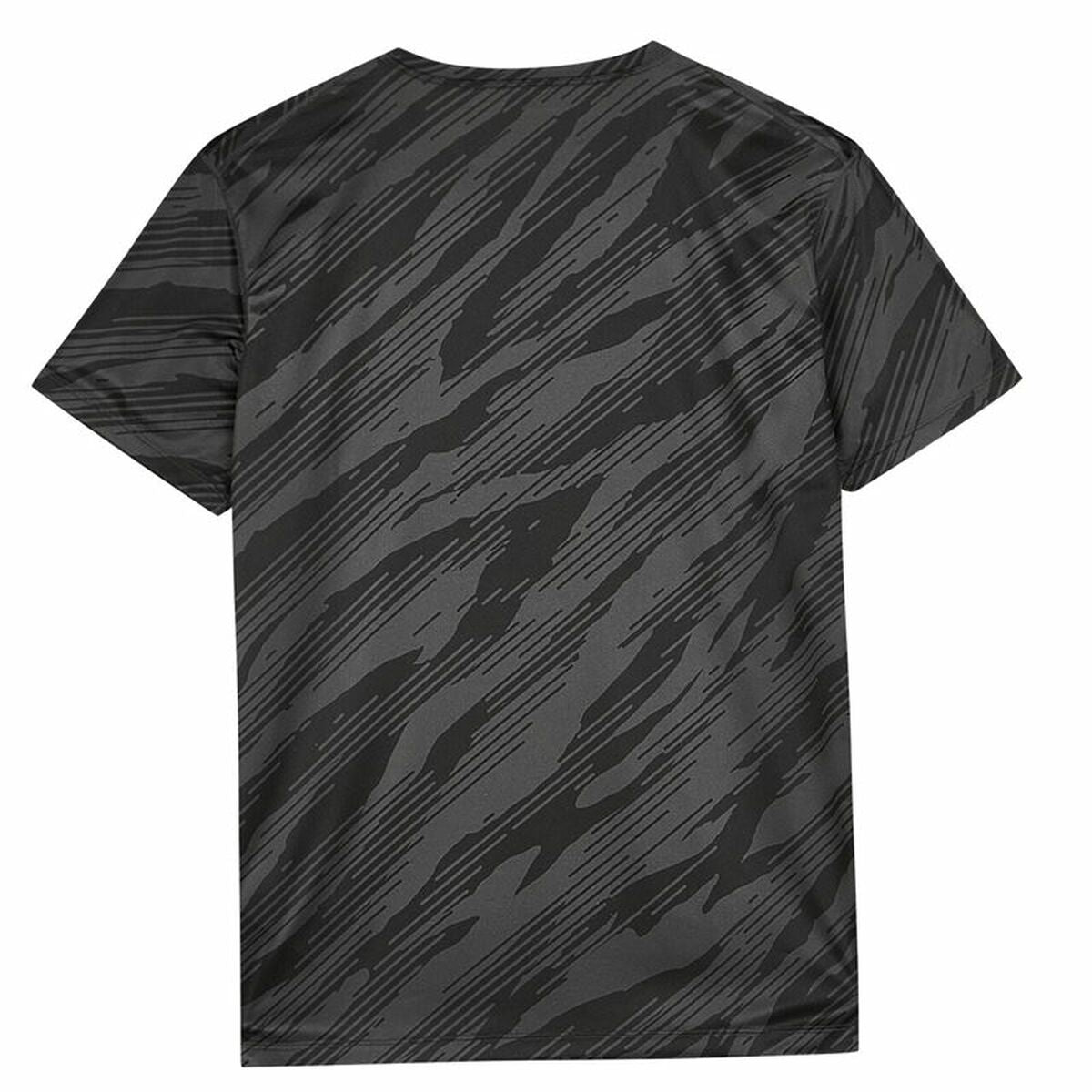 Herren Kurzarm-T-Shirt Asics All Over Print Schwarz - AWK Flagship