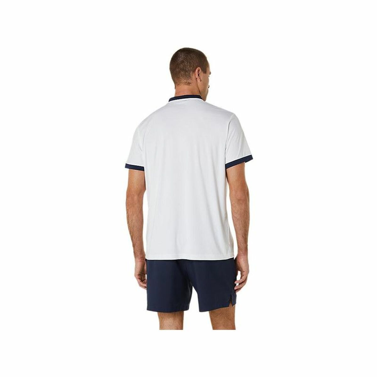 Herren Kurzarm-Poloshirt Asics Court Weiß - AWK Flagship