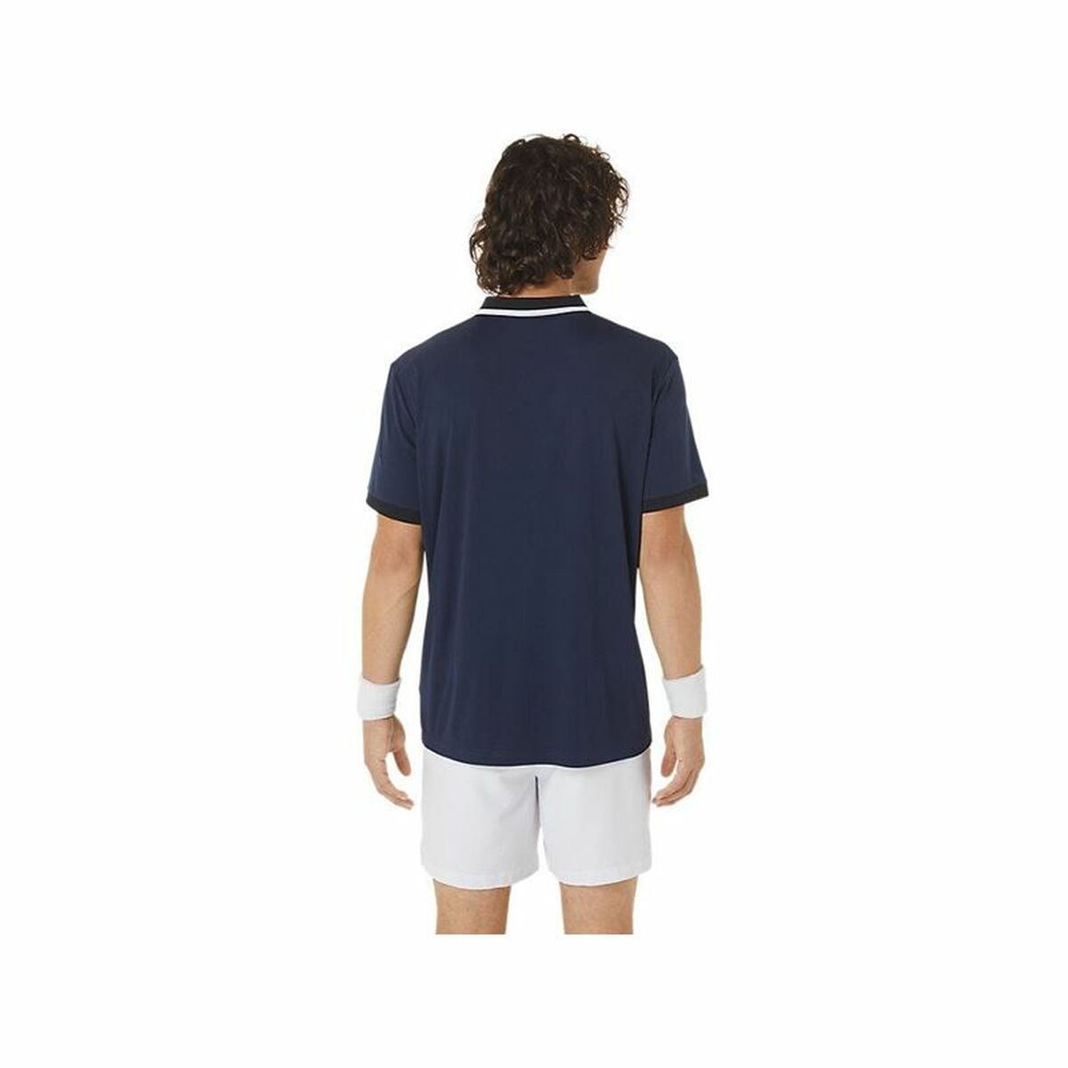 Herren Kurzarm-Poloshirt Asics Court Marineblau - AWK Flagship