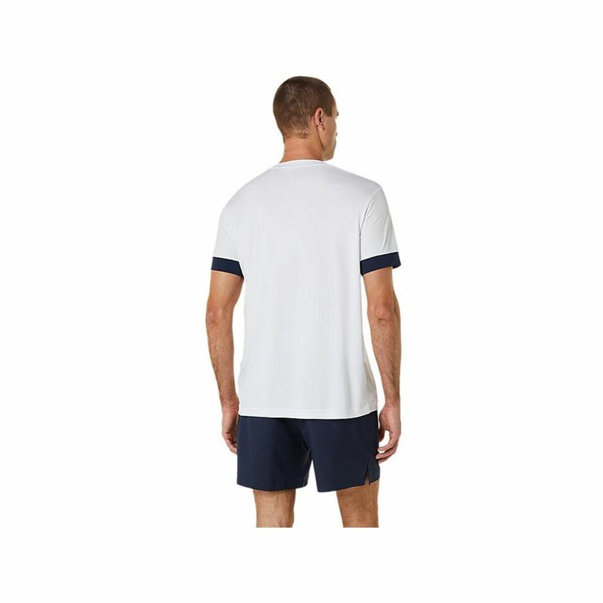 Kurzärmliges Sport T-Shirt Asics Court Weiß Tennis - AWK Flagship