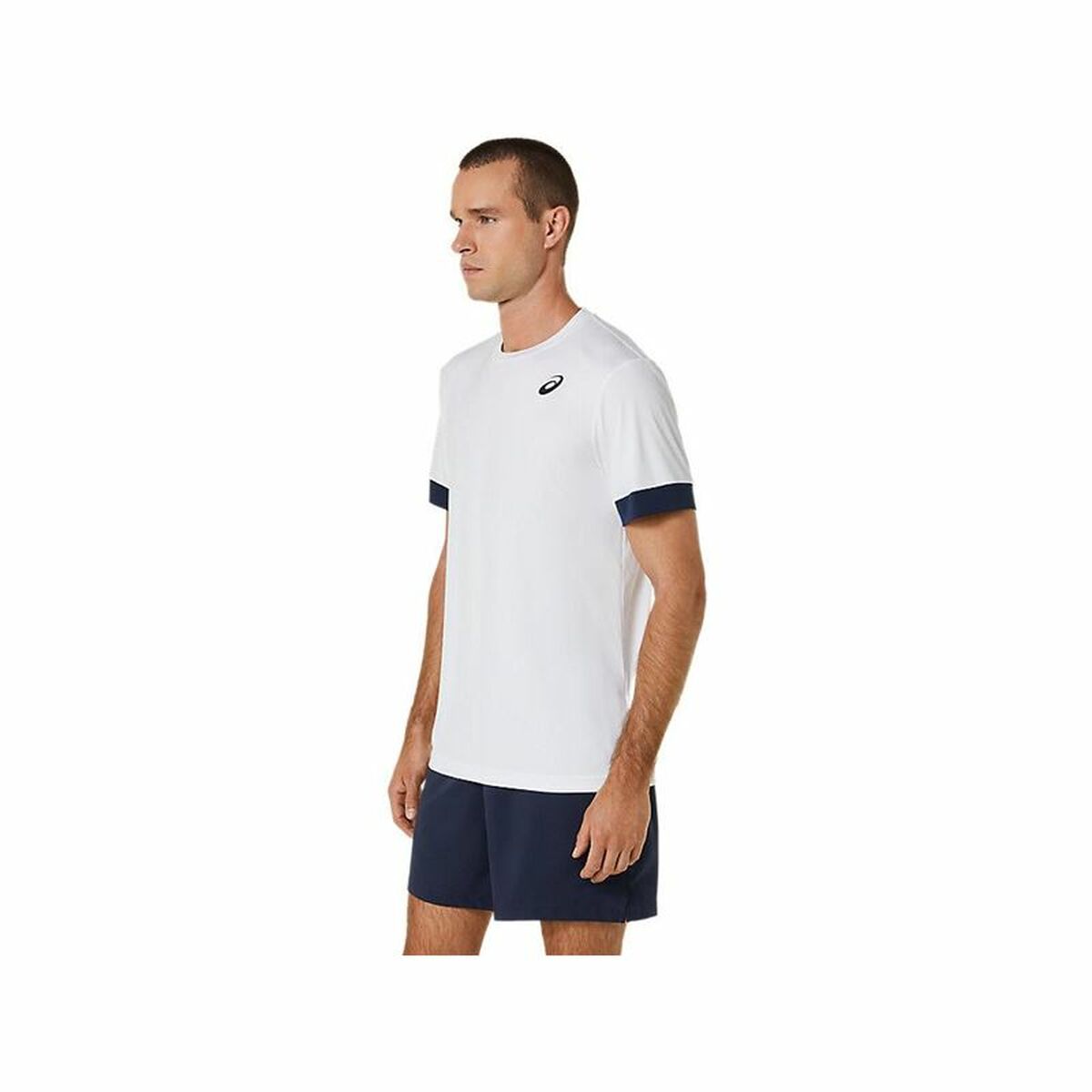 Kurzärmliges Sport T-Shirt Asics Court Weiß Tennis - AWK Flagship