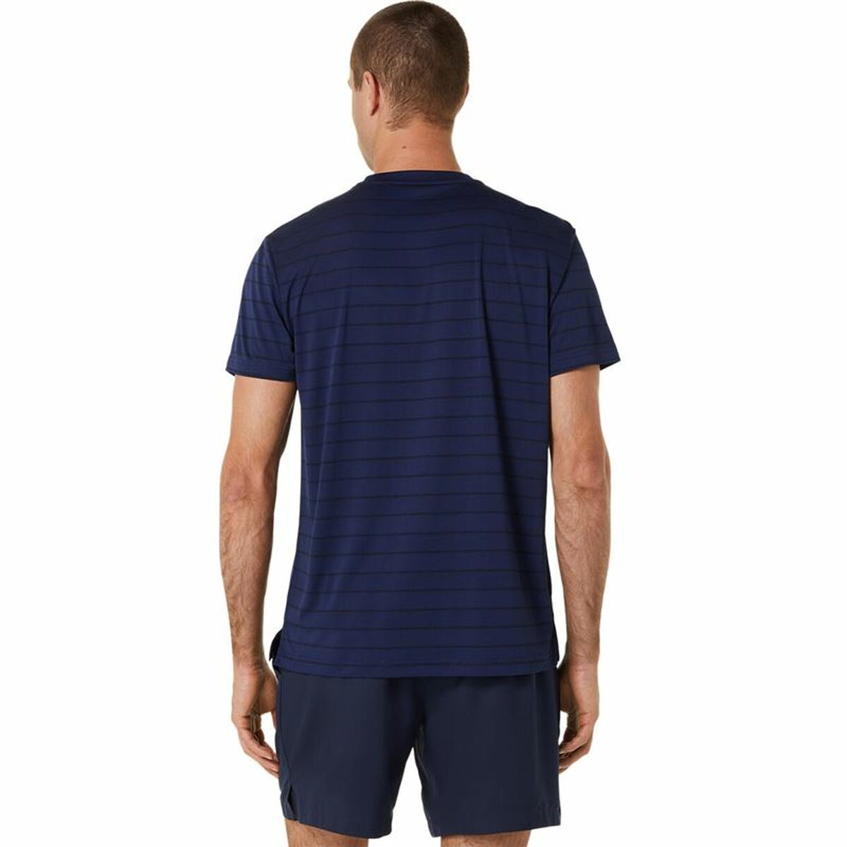 Herren Kurzarm-T-Shirt Asics Court Marineblau Tennis - AWK Flagship