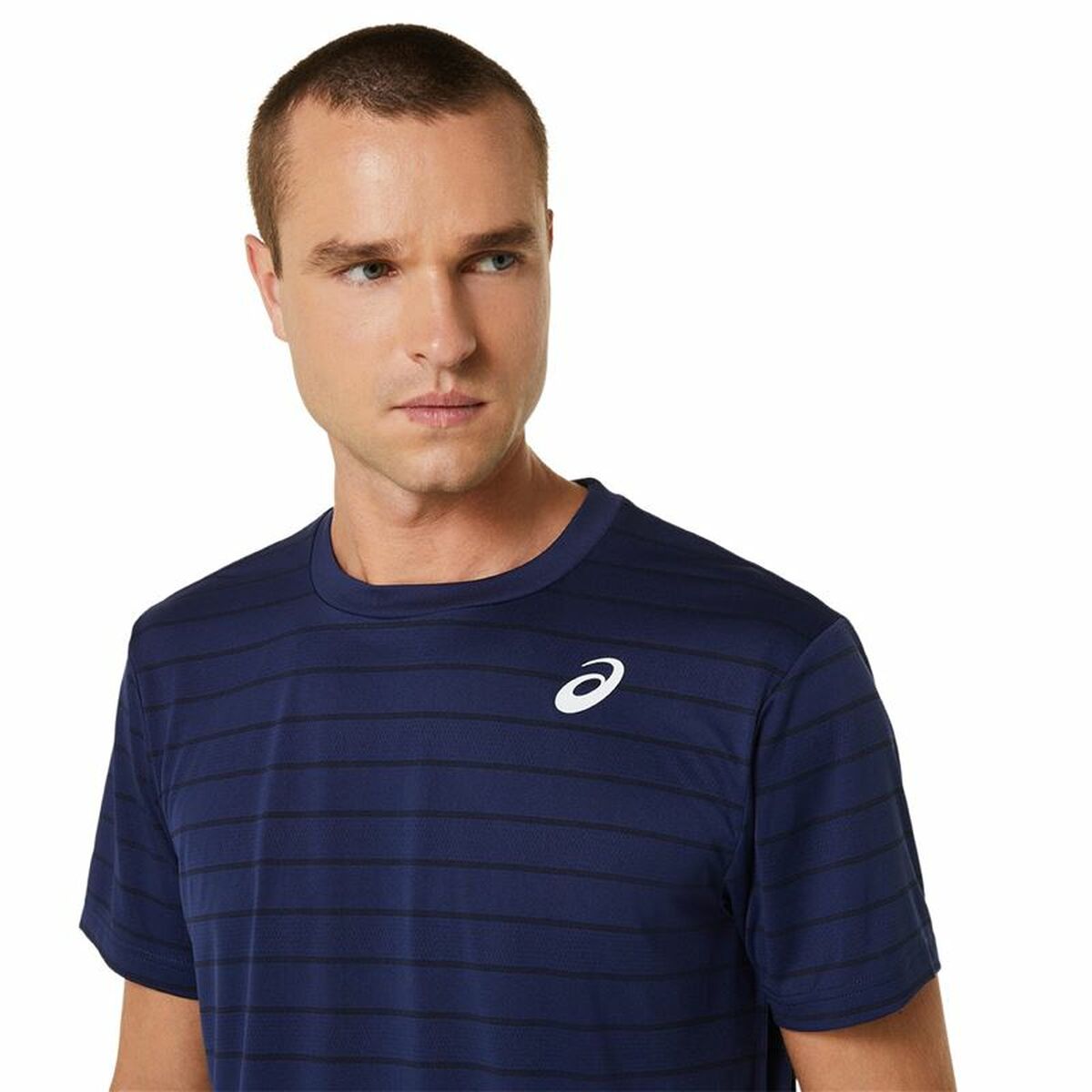 Herren Kurzarm-T-Shirt Asics Court Marineblau Tennis - AWK Flagship