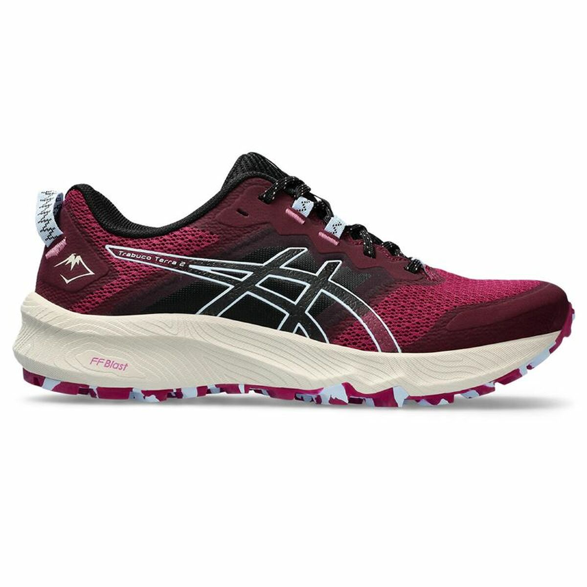 Laufschuhe für Damen Asics Trabuco Terra 2 Karmesinrot - AWK Flagship