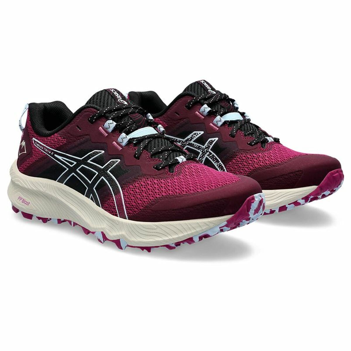 Laufschuhe für Damen Asics Trabuco Terra 2 Karmesinrot - AWK Flagship