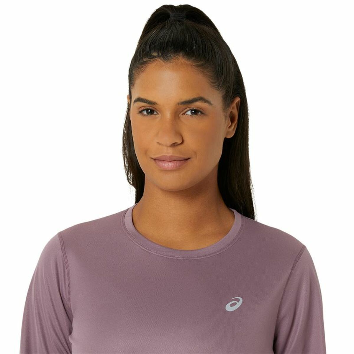 Damen Langarm-Hemd Asics Core Ls Top Rosa Lila - AWK Flagship