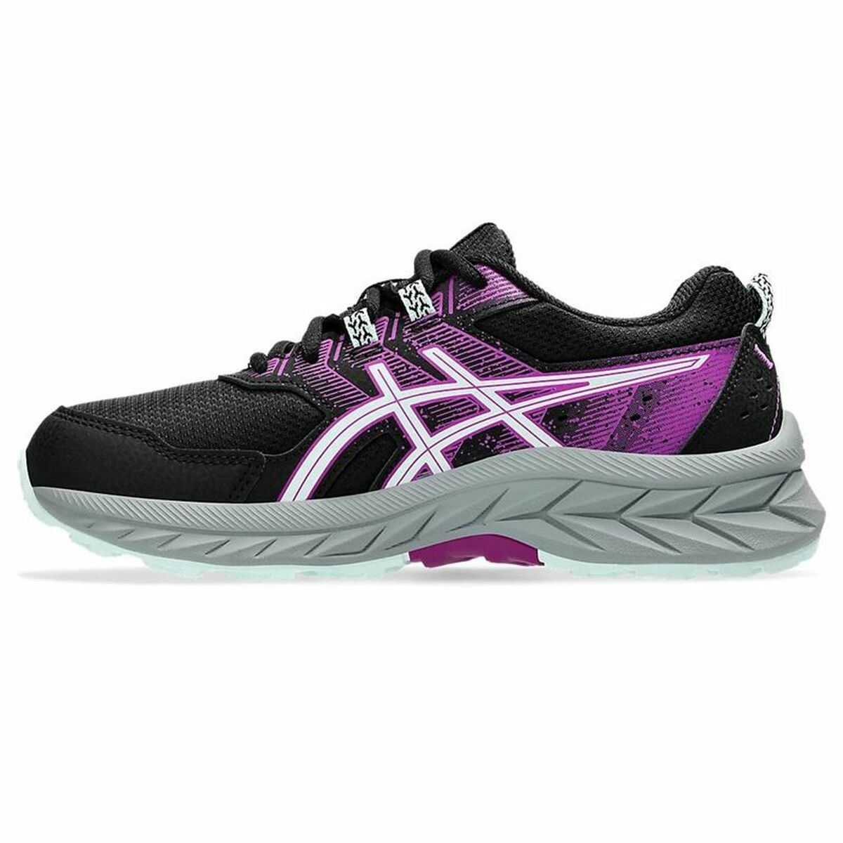 Kinder Sportschuhe Asics Pre Venture 9 Gs Schwarz Rosa - AWK Flagship