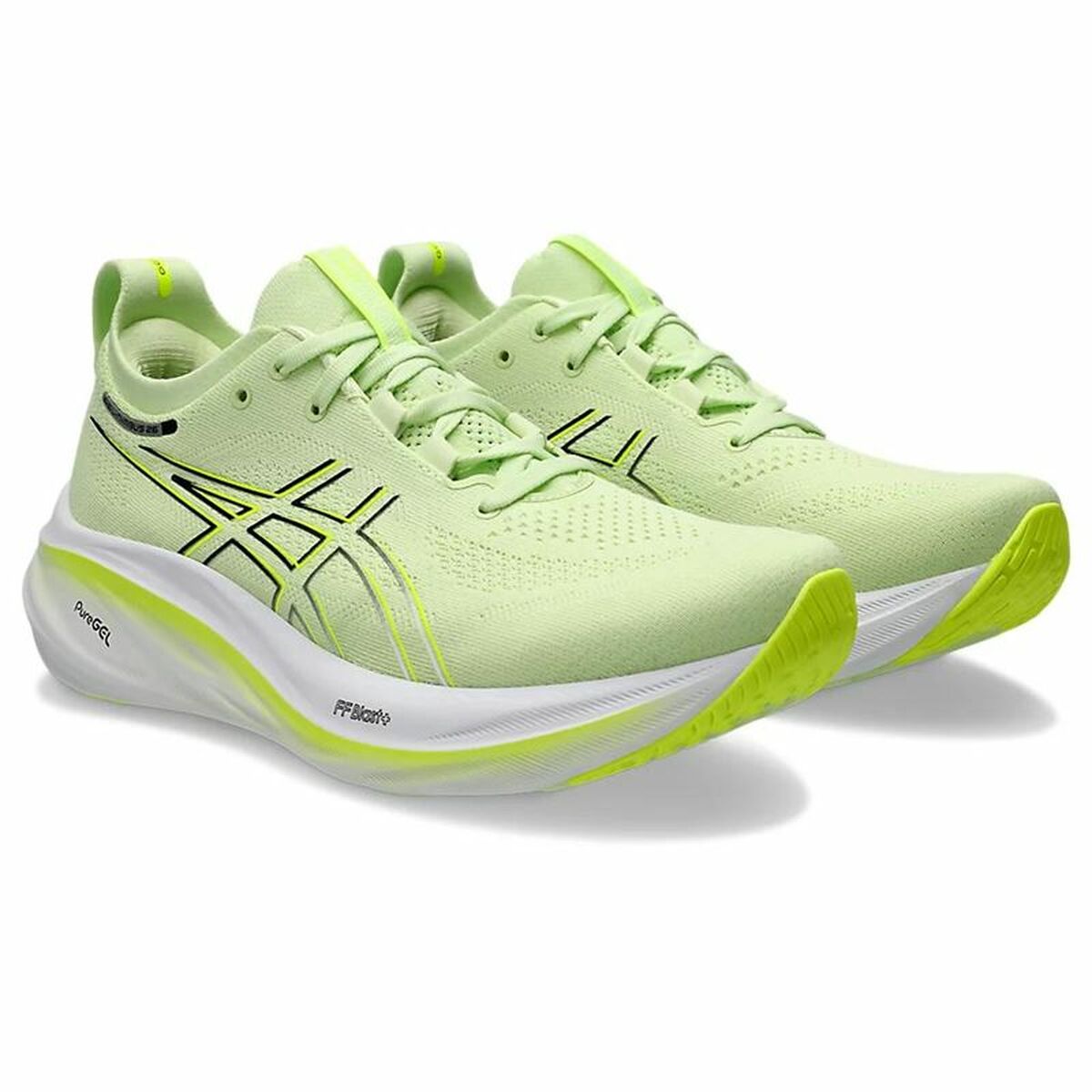 Herren-Sportschuhe Asics Gel-Nimbus 26 grün Zitronengrün - AWK Flagship