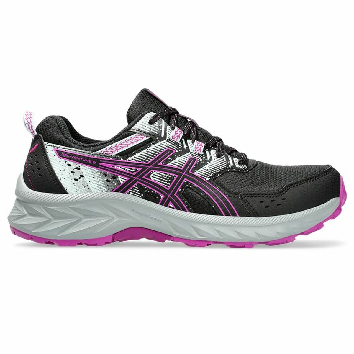 Laufschuhe für Damen Asics Gel-Venture 9 Schwarz Rosa - AWK Flagship