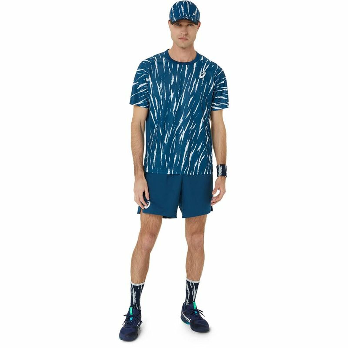 Kurzärmliges Sport T-Shirt Asics Game Ss Top Blau Tennis - AWK Flagship