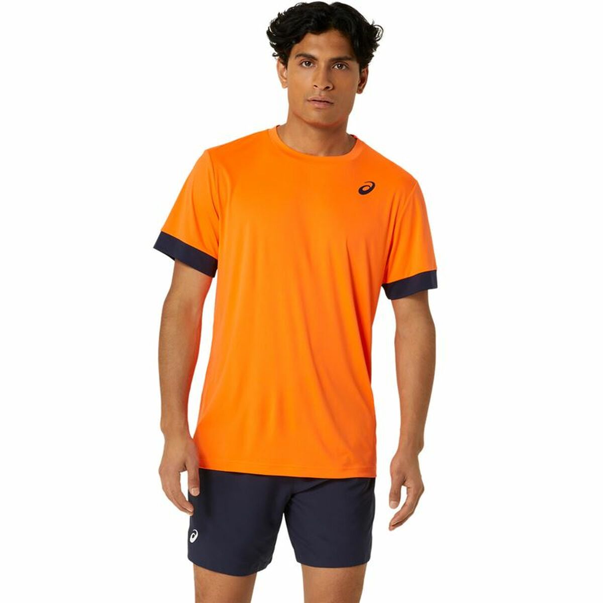 Kurzärmliges Sport T-Shirt Asics Court Ss Top Orange Tennis - AWK Flagship