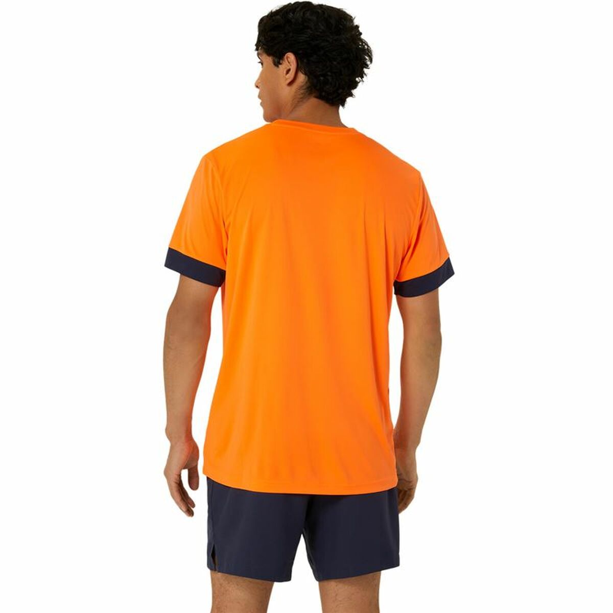 Kurzärmliges Sport T-Shirt Asics Court Ss Top Orange Tennis - AWK Flagship