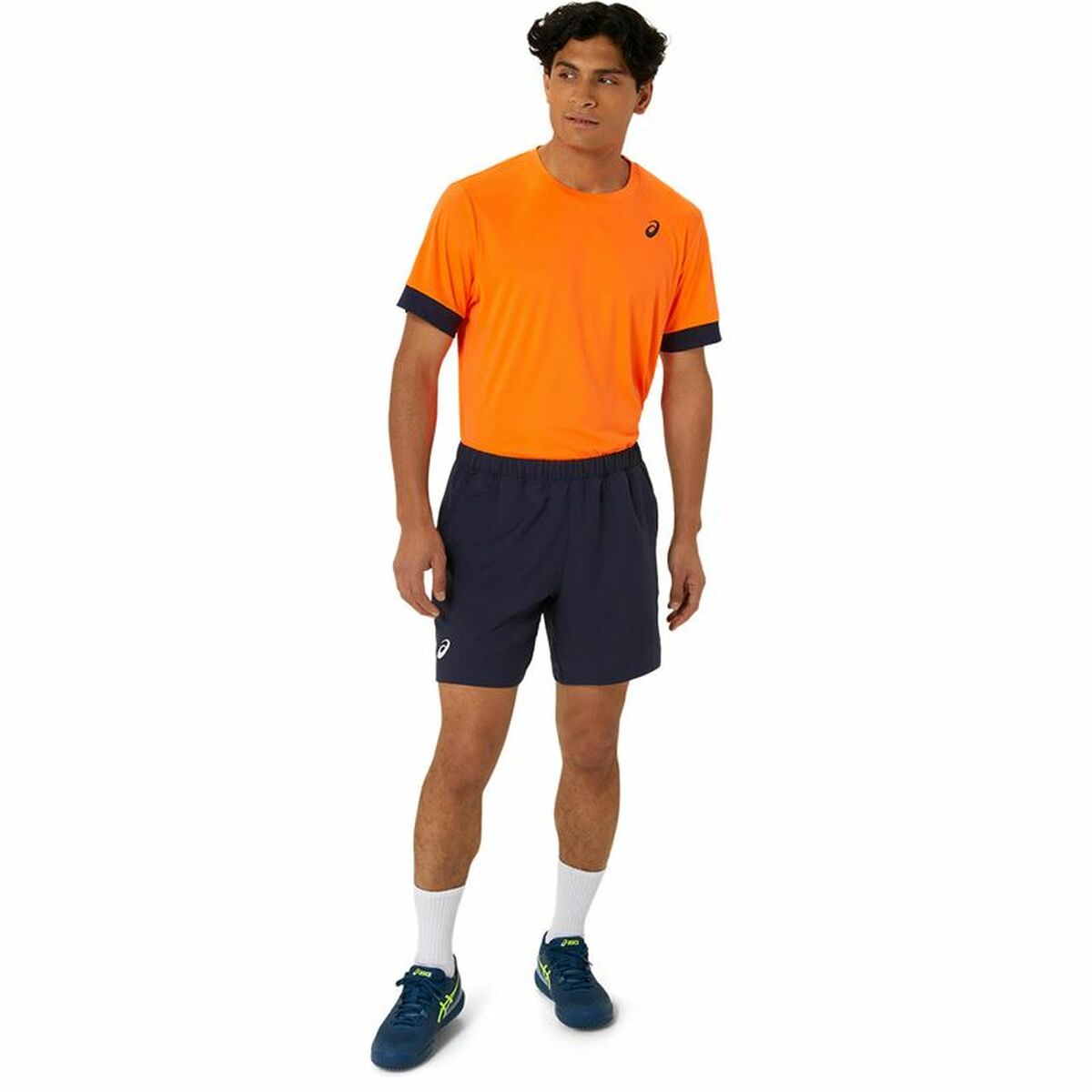 Kurzärmliges Sport T-Shirt Asics Court Ss Top Orange Tennis - AWK Flagship