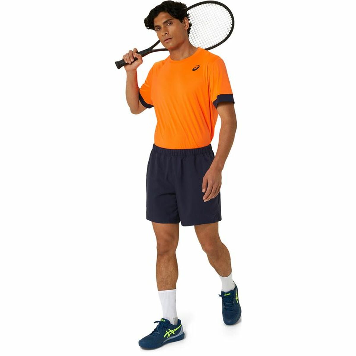 Kurzärmliges Sport T-Shirt Asics Court Ss Top Orange Tennis - AWK Flagship