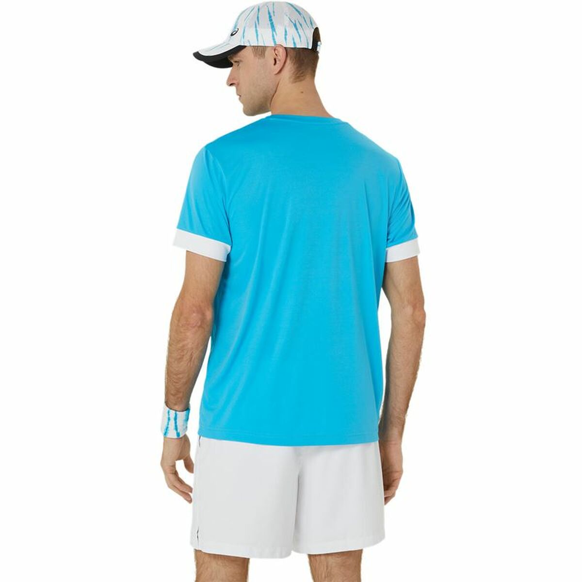 Kurzärmliges Sport T-Shirt Asics Court Ss Top Himmelsblau Tennis - AWK Flagship