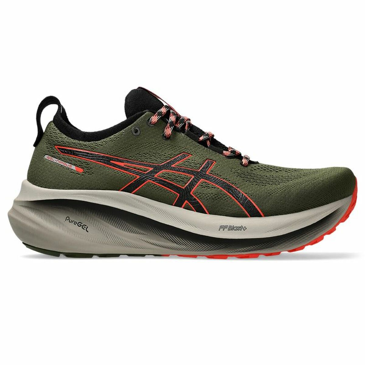 Herren-Sportschuhe Asics Gel-Nimbus 26 Tr Rot Olive - AWK Flagship