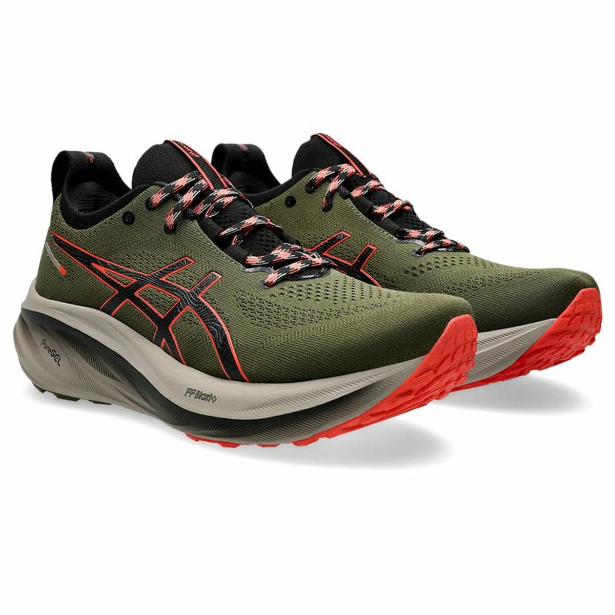 Herren-Sportschuhe Asics Gel-Nimbus 26 Tr Rot Olive - AWK Flagship