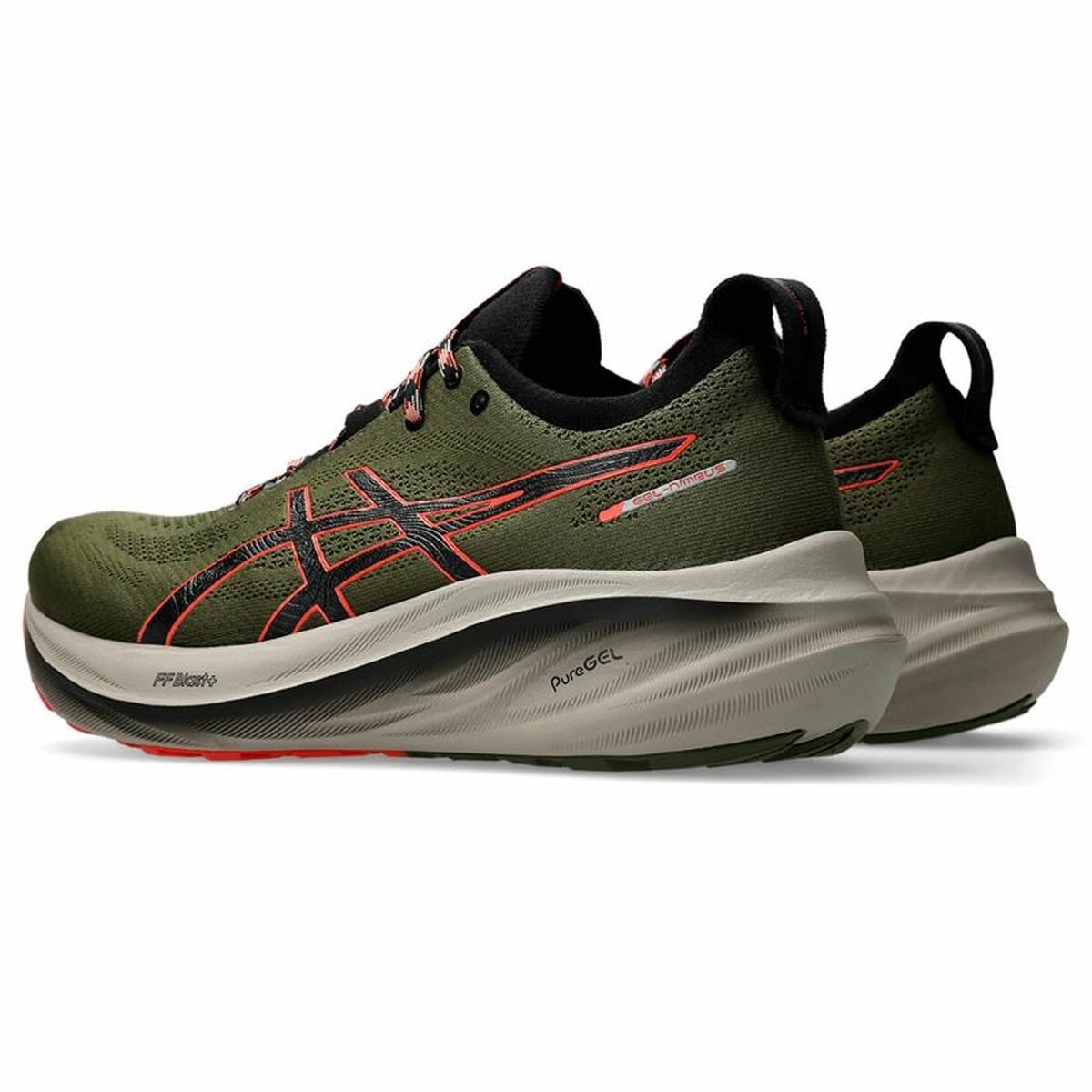 Herren-Sportschuhe Asics Gel-Nimbus 26 Tr Rot Olive - AWK Flagship