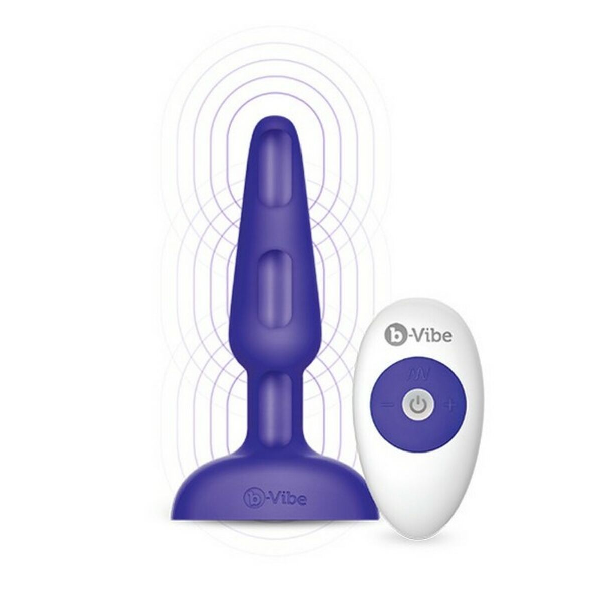 Trio Plug mit Fernbedienung Violett B-Vibe 05882530000 - AWK Flagship