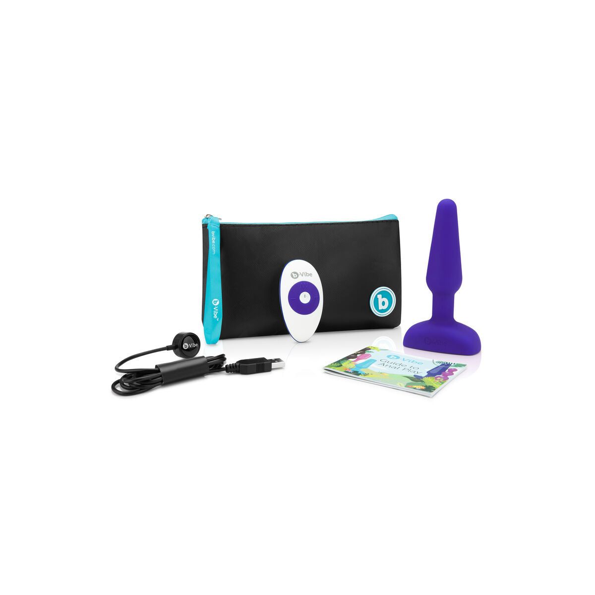 Trio Plug mit Fernbedienung Violett B-Vibe 05882530000 - AWK Flagship