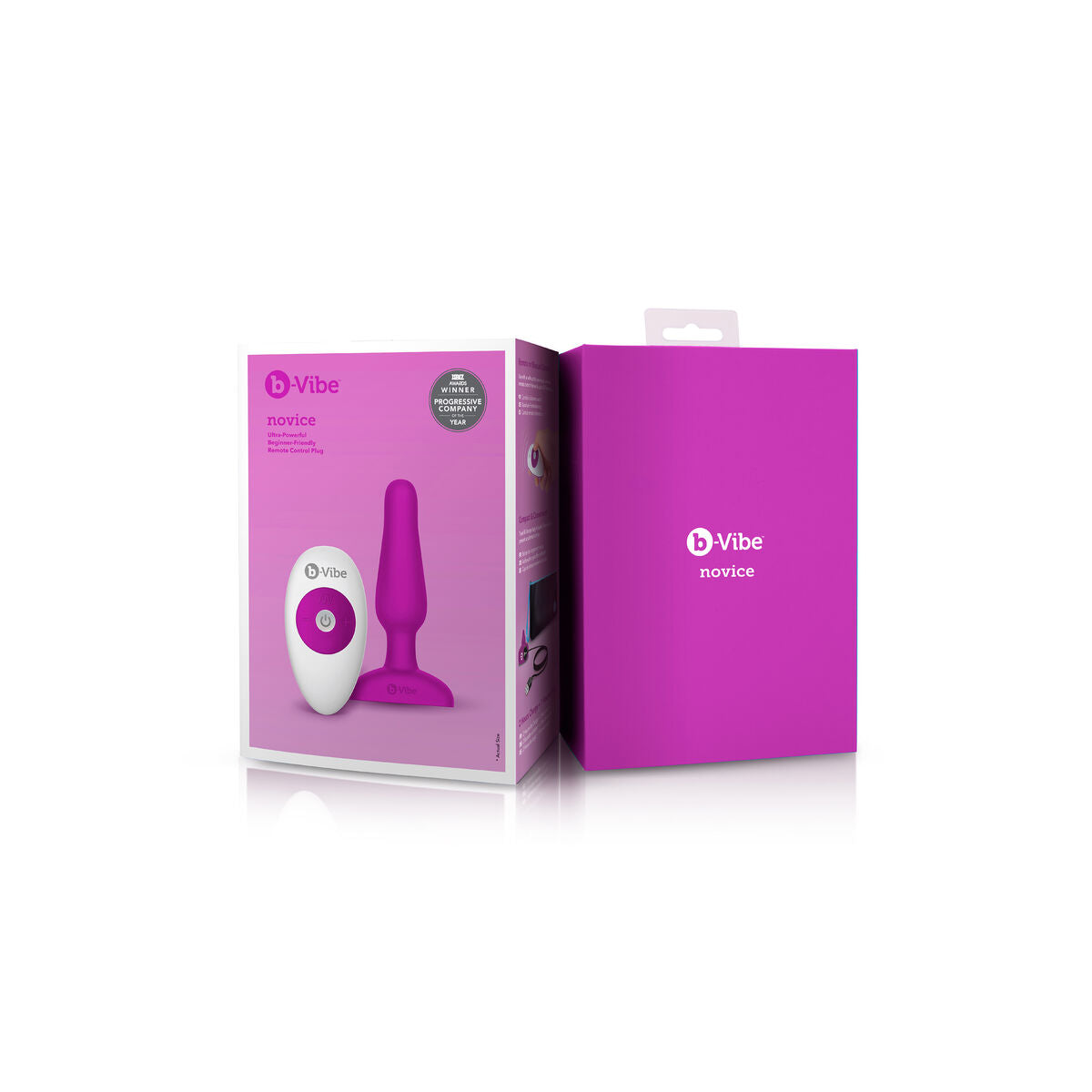 Novice Plug mit Fernbedienung Magenta B-Vibe 5886010000 Rosa - AWK Flagship