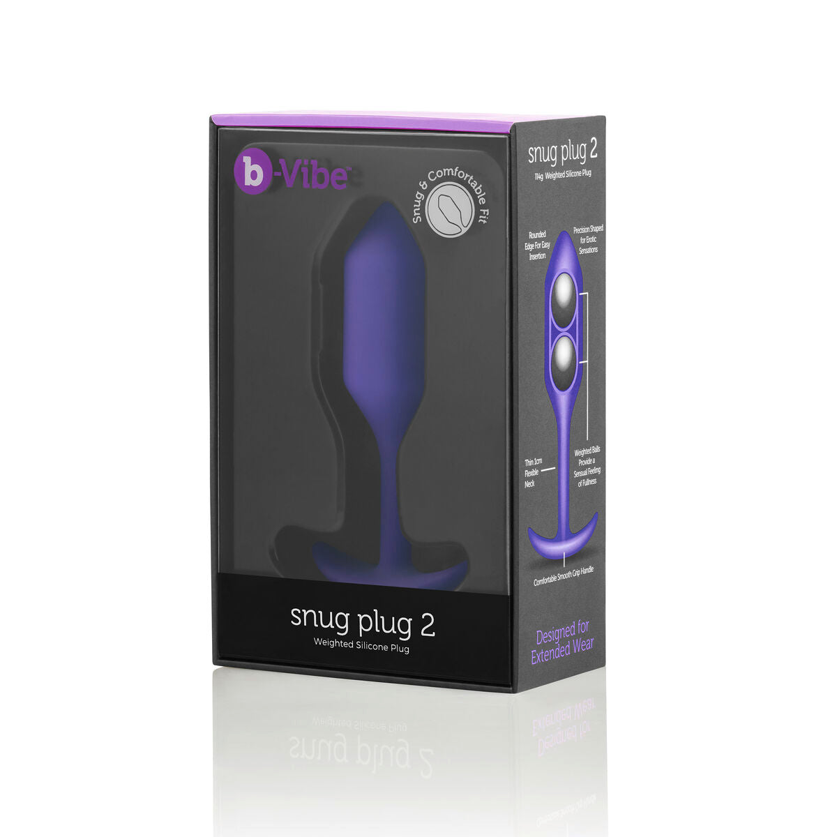 Snug Plug 2 Analplug Lila B-Vibe 96731 - AWK Flagship