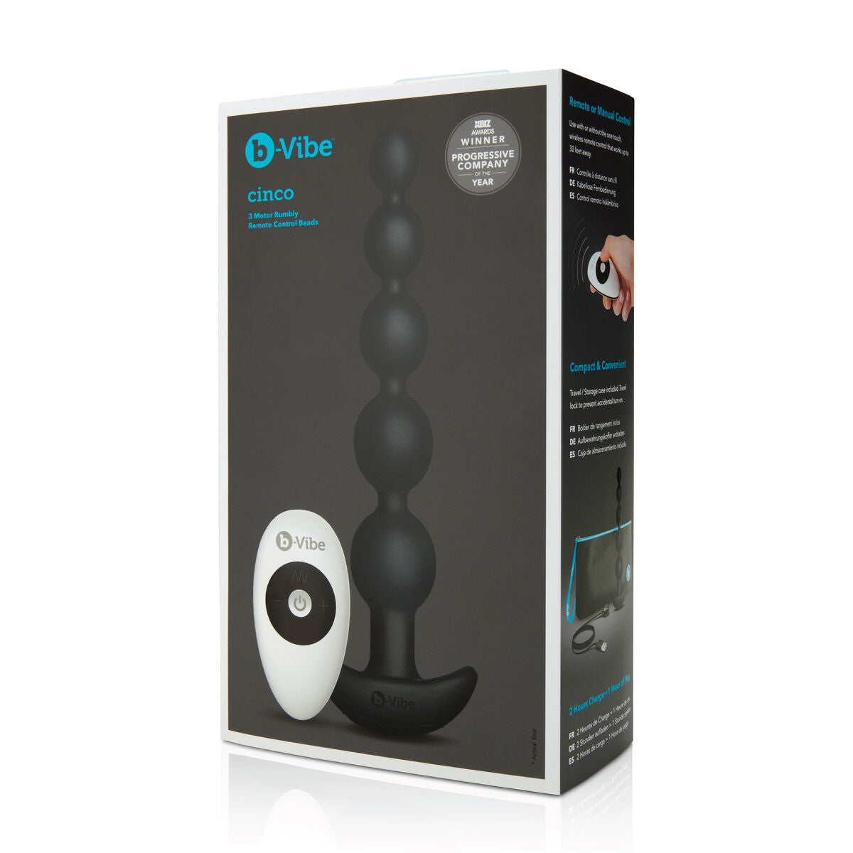 Anal Beads Schwarz B-Vibe 9516 - AWK Flagship