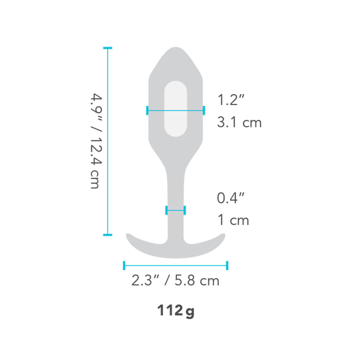 Snug M Analplug B-Vibe Vibrating Rosa - AWK Flagship