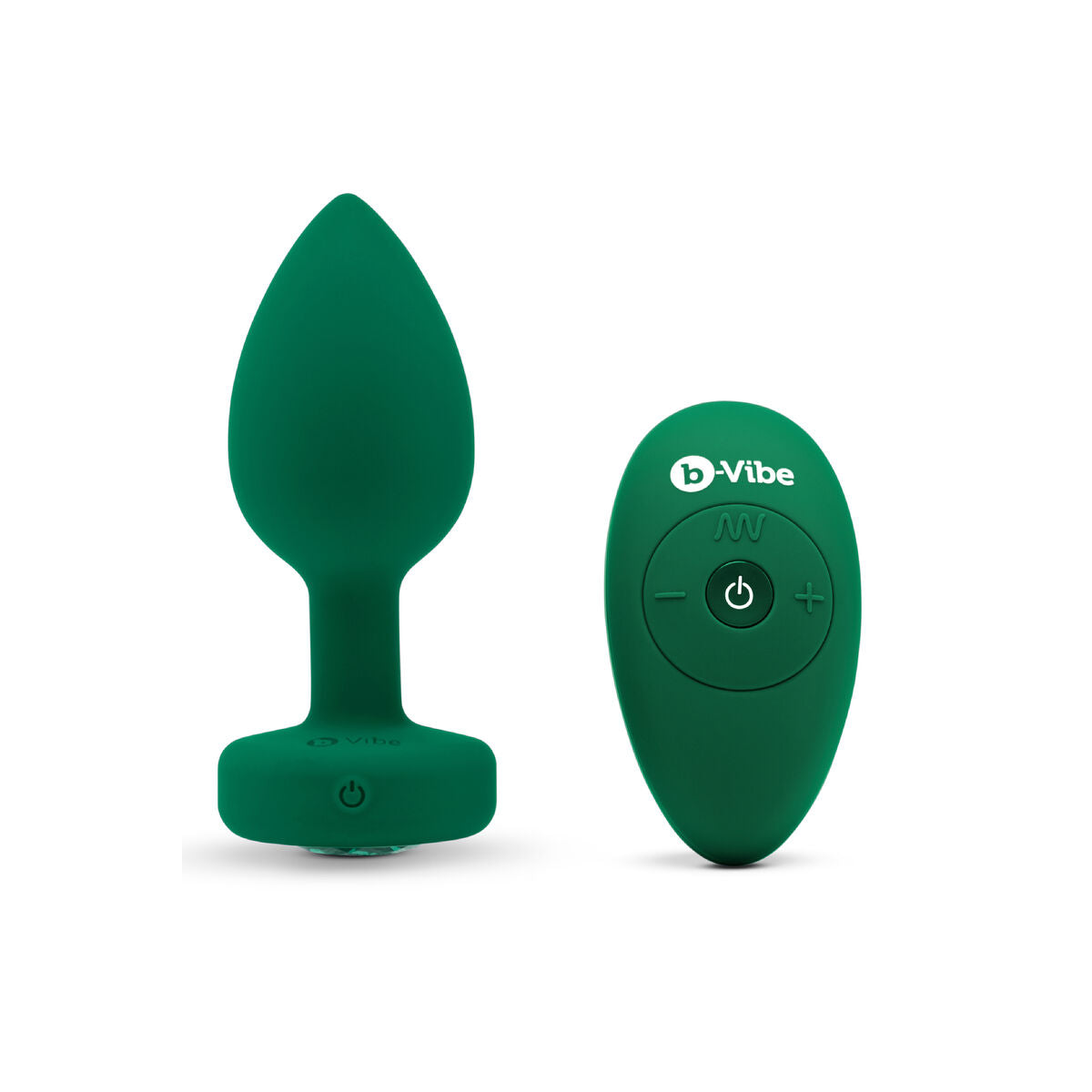 Plug Anal B-Vibe Vibrating Jewel grün M/L - AWK Flagship