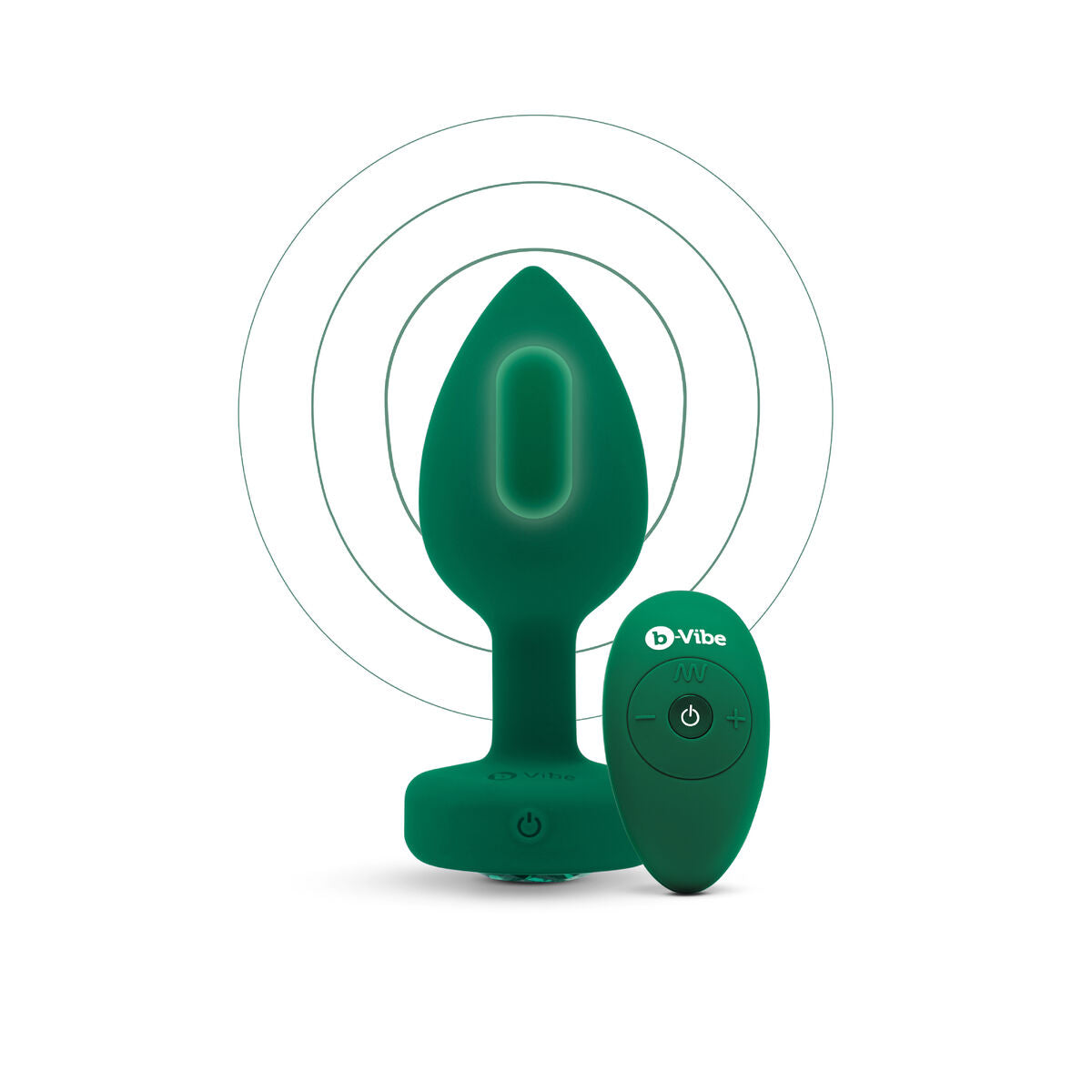 Plug Anal B-Vibe Vibrating Jewel grün M/L - AWK Flagship