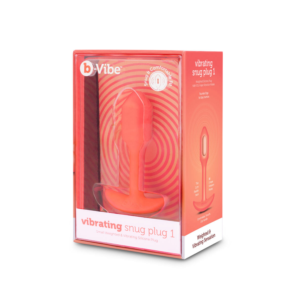 Plug Anal B-Vibe Vibrating Snug Orange - AWK Flagship