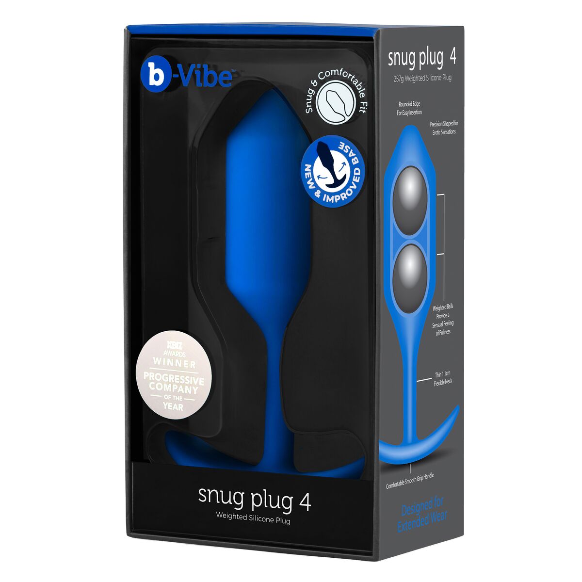 Plug Anal B-Vibe 4 Marineblau - AWK Flagship