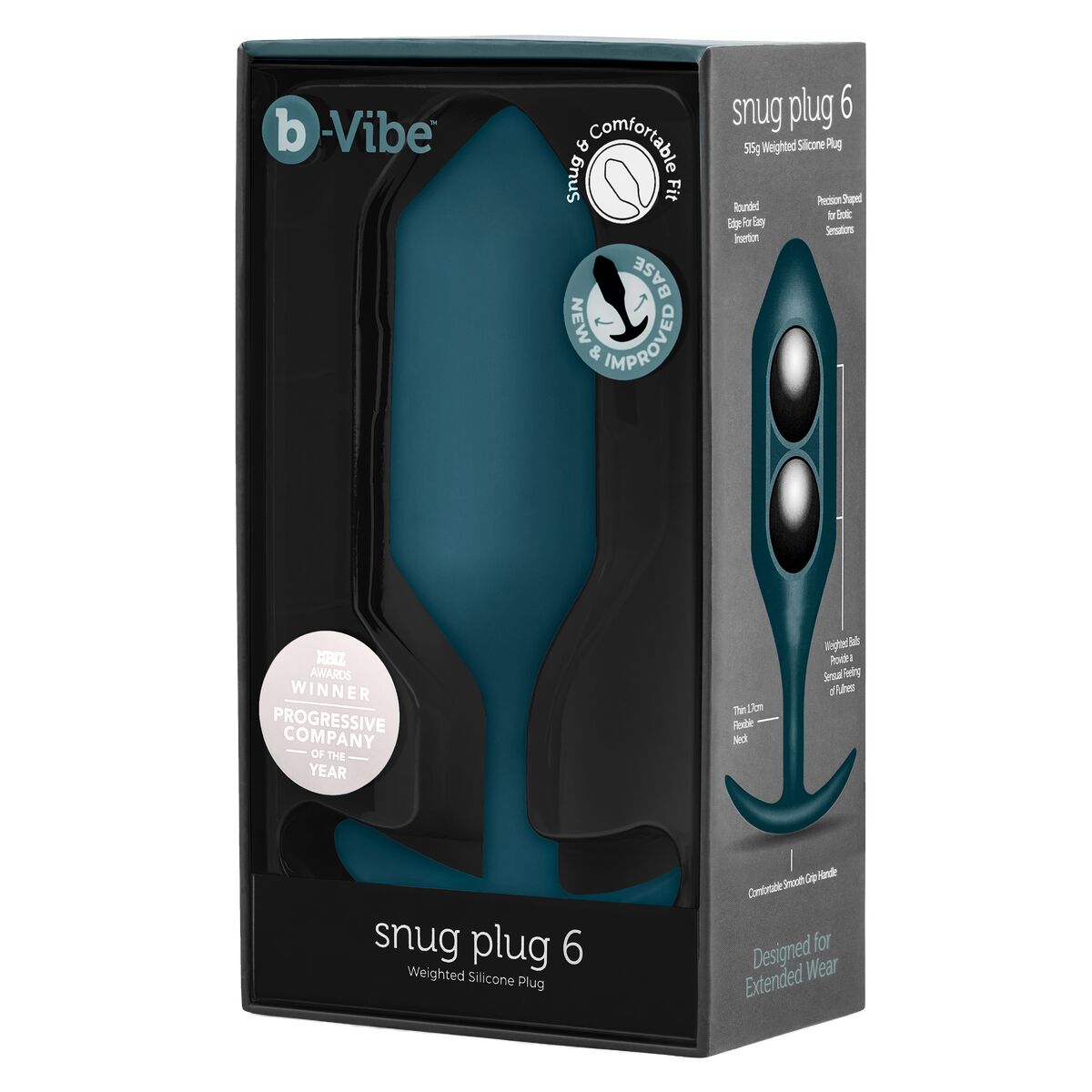 Plug Anal B-Vibe 6 Azul Océano - AWK Flagship