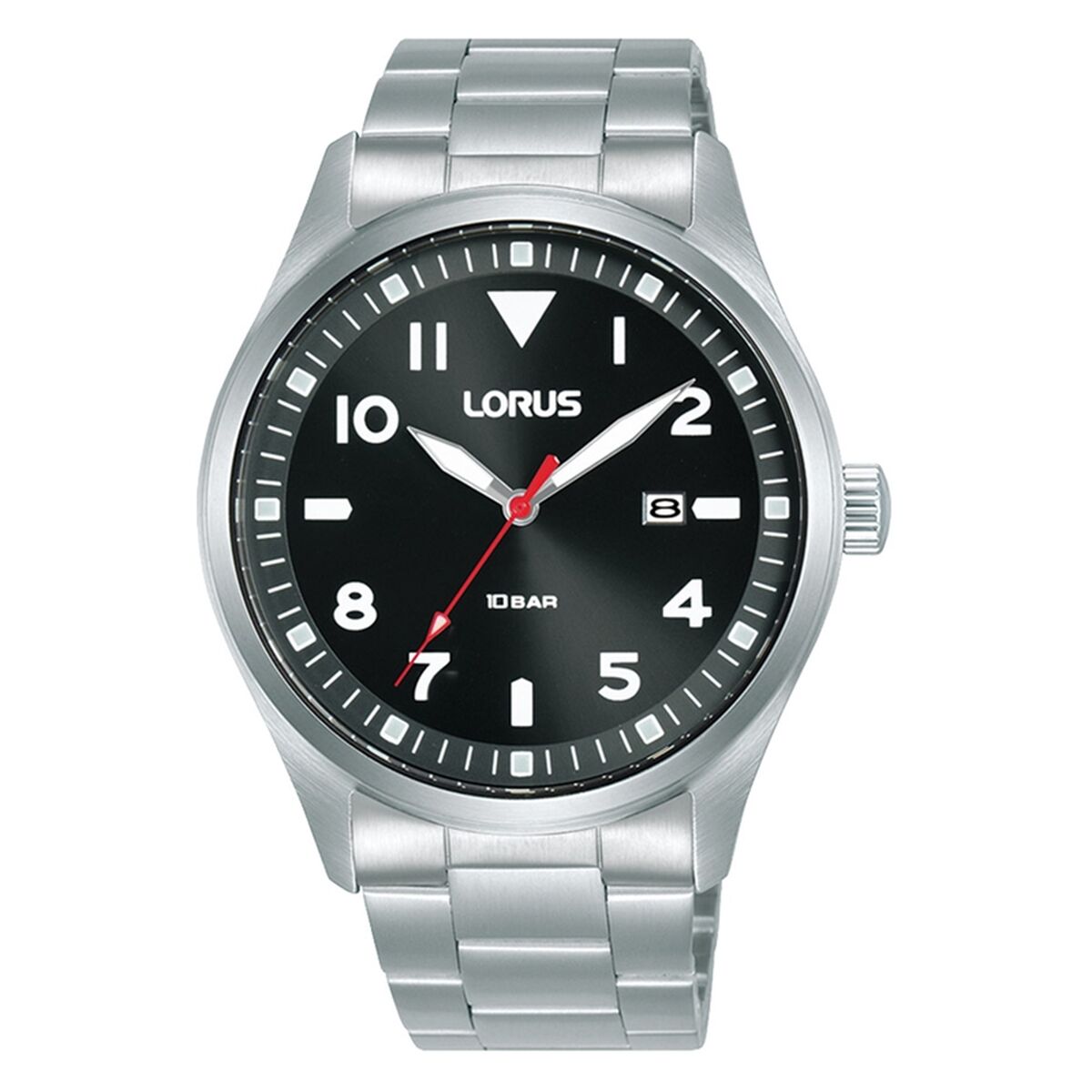 Herrenuhr Lorus RH923QX9 Schwarz Silberfarben - AWK Flagship