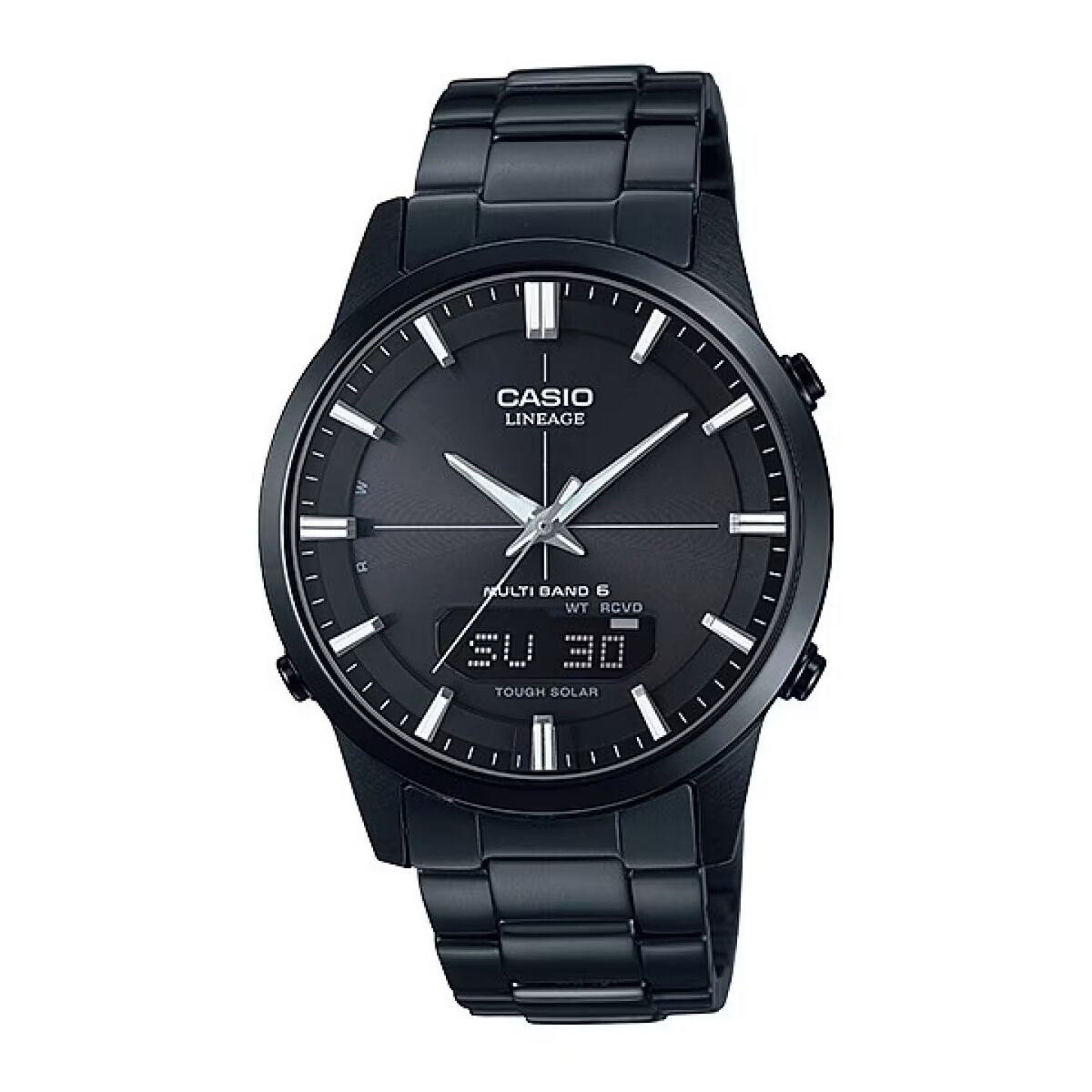 Herrenuhr Casio LINEAGE Multiband 6 Tough Solar Schwarz (Ø 40 mm) - AWK Flagship