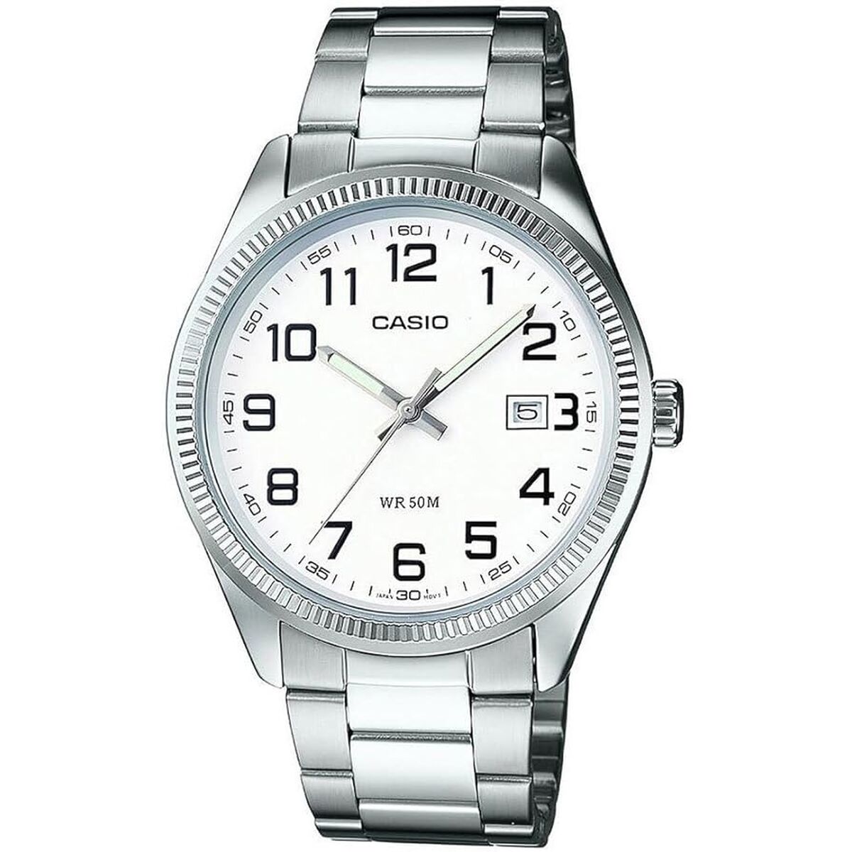 Herrenuhr Casio DATE - WHITE (Ø 38,5 mm) - AWK Flagship