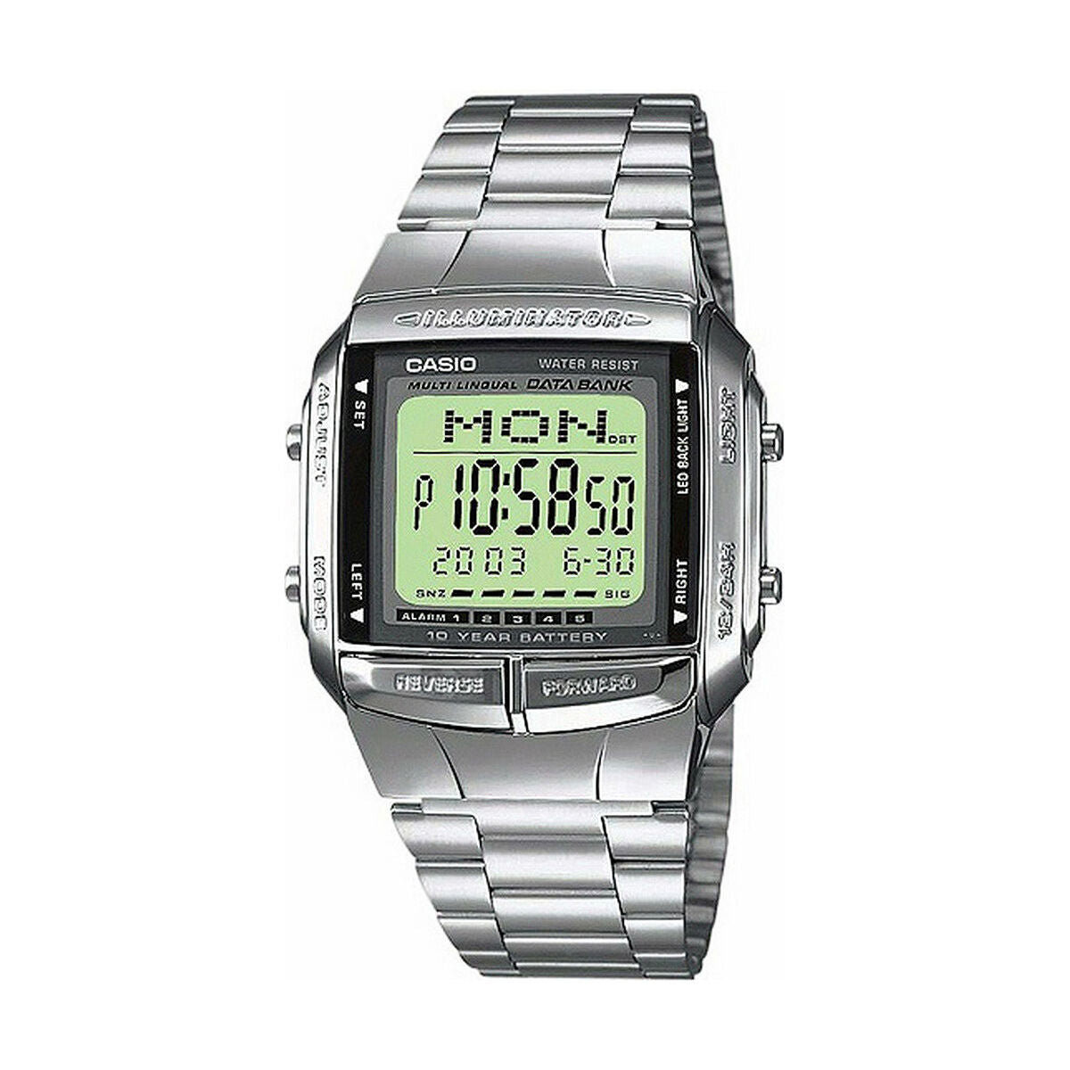 Herrenuhr Casio DATABANK (Ø 38 mm) - AWK Flagship