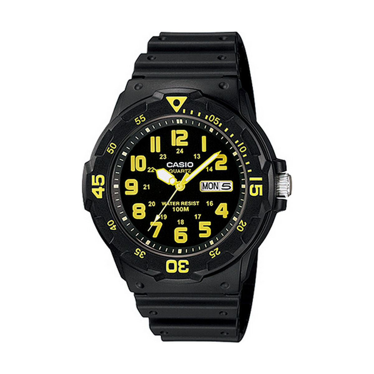 Herrenuhr Casio MRW-200H-9BVDF Schwarz (Ø 47 mm) - AWK Flagship