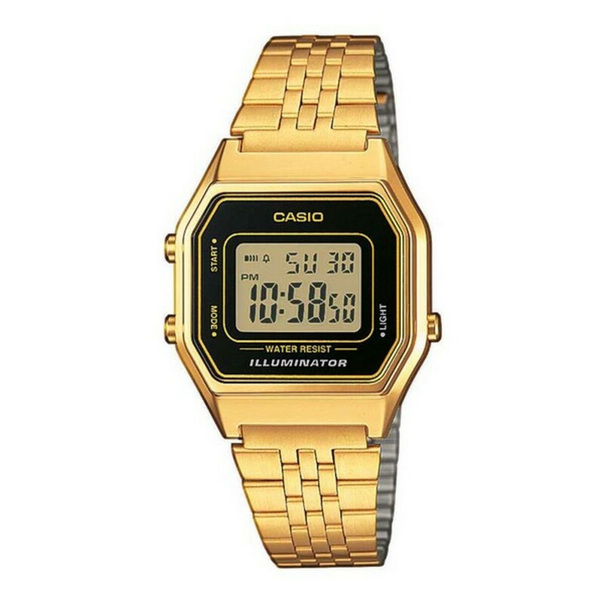 Damenuhr Casio LA680WEGA-1ER Gold (Ø 28 mm) - AWK Flagship