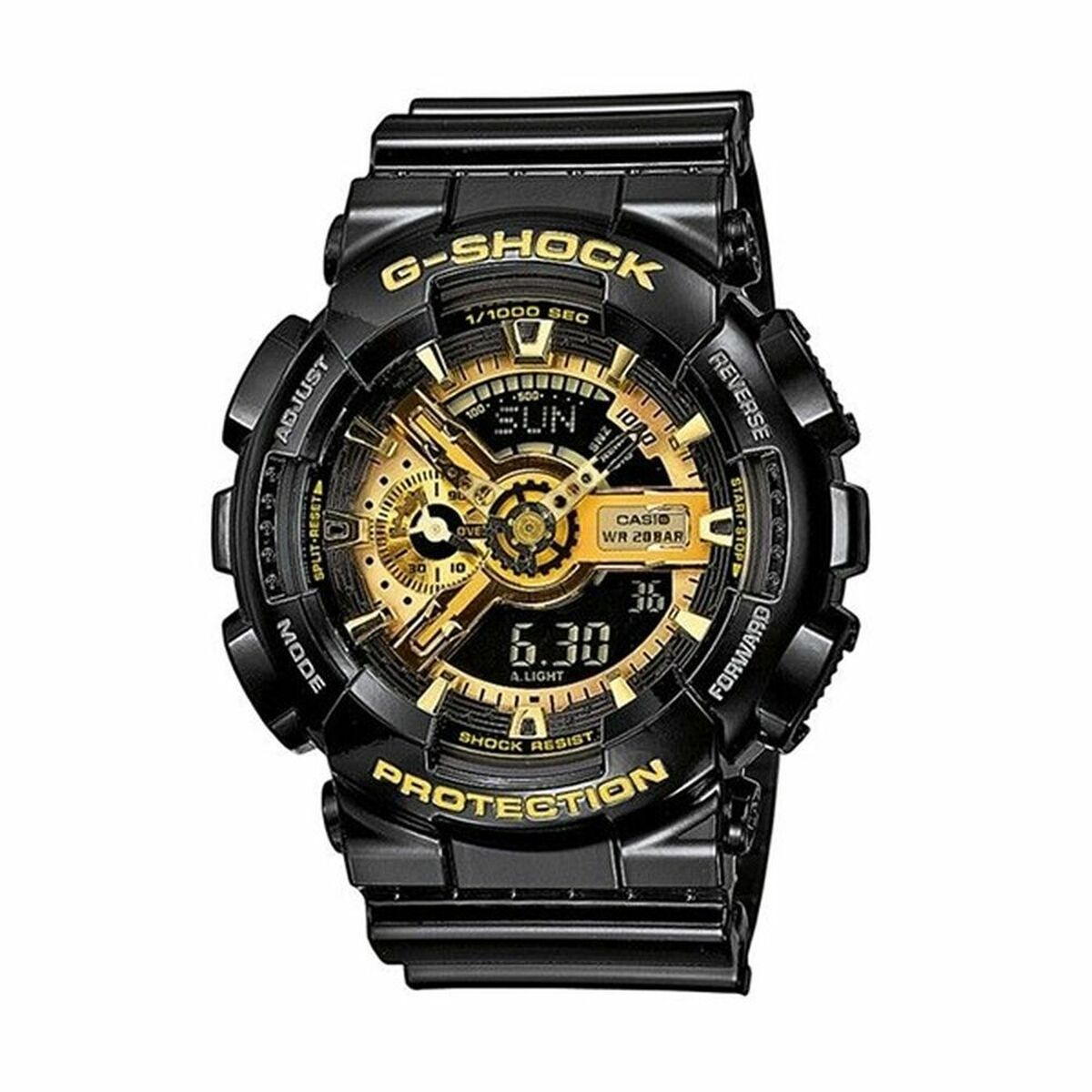 Herrenuhr Casio GA-110GB-1AER Schwarz Grau Gold - AWK Flagship