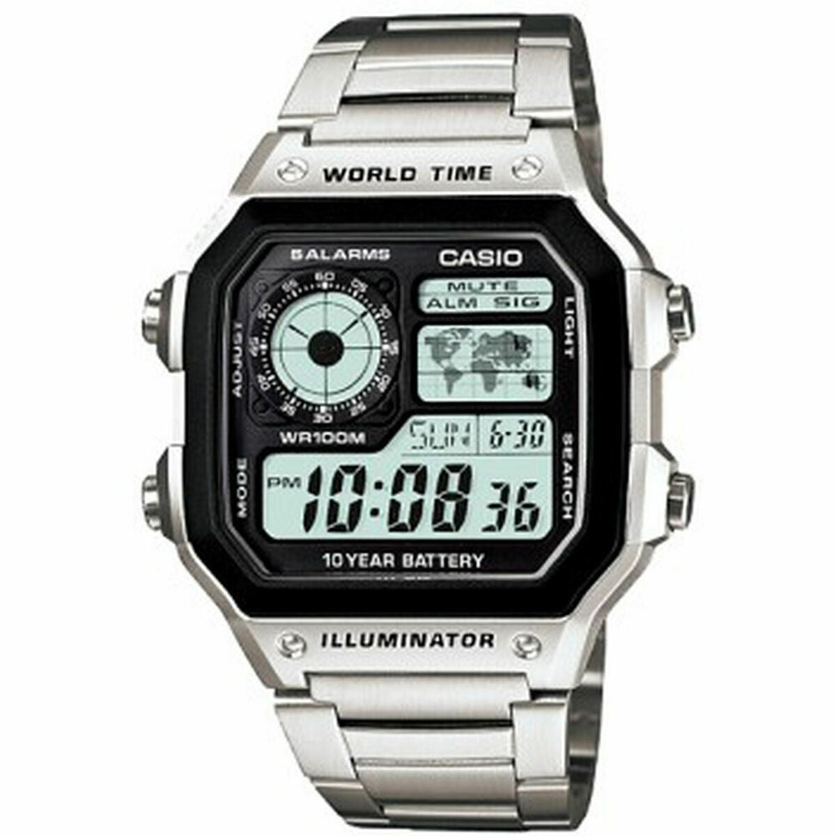 Unisex-Uhr Casio Bruni Basics-Clear 4054274791979 Silberfarben - AWK Flagship